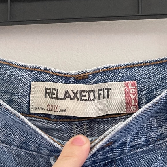 Levi’s Hand Painted Cutoff Shorts - Picture 3 of 5